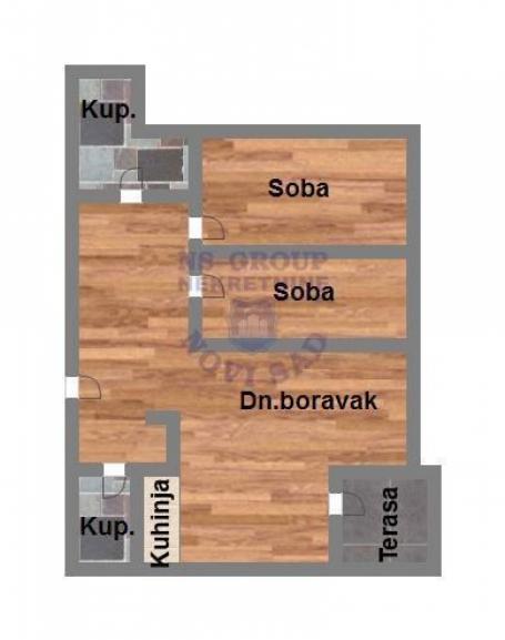 Dvoiposoban 65m2 Miseluk