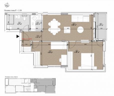NOVI SAD - PETROVARADIN - 61.32 m2