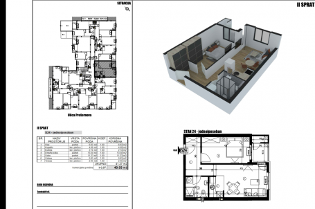 NOVI SAD - TELEP - 40.02 m2