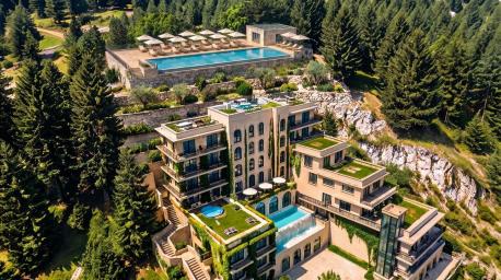 Trosoban stan 358,06m² sa pogledom na more u novom luksuznom kompleksu u Budvi (Mogućnost kupovine p