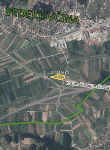 Atraktivno građevinsko zemljište Bededkovčina-izlaz brza cesta Zabok-Bedekovčina