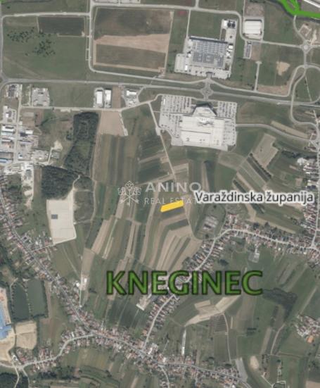 Građevinsko zemljište Kneginec, blizina trgovačkog centra Lumini