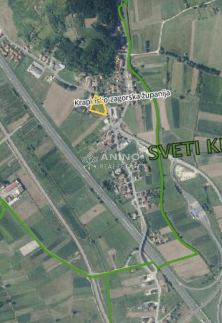 Zemljište 2.744 m² u Švaljkovcu, 500 m od autoputa Sveti Križ Začretje 