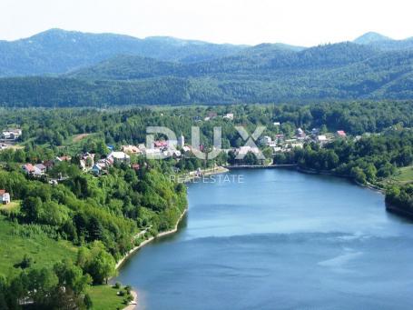GORSKI KOTAR, FUŽINE - Ekskluzivno zemljište uz jezero Bajer