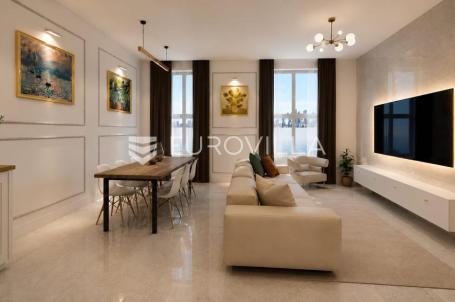 Zagreb, Donji Grad, višesoban stan u fazi visokog rohbaua 111,51 m²