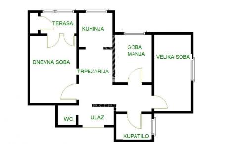 Prodaja stana-Novosadskog sajma, 75m2 ID#10709