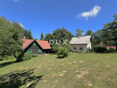 GORSKI KOTAR, HLEVCI – two houses on a plot of 2,869 m²