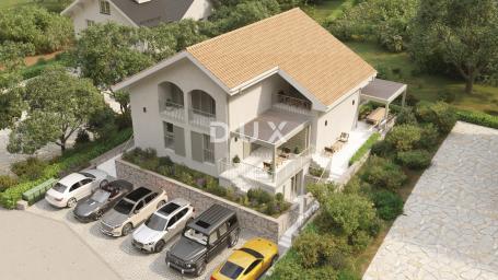 OTOK KRK, MALINSKA - Moderan apartman sa velikom okućnicom blizu mora