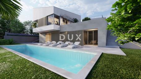 OTOK KRK, MALINSKA – Moderna luksuzna vila (195 m²) s bazenom i pogledom na more