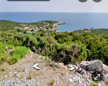 Plac od 8.000 m2 - Luštica Veslo. Pogled na more