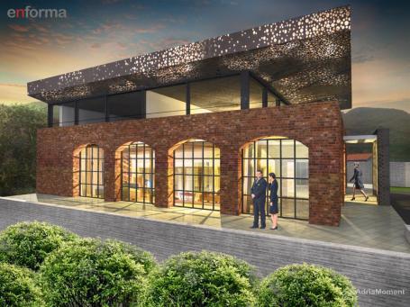 Poslovna zgrada u loft stilu - na glavnoj magistrali Tivat-Budva