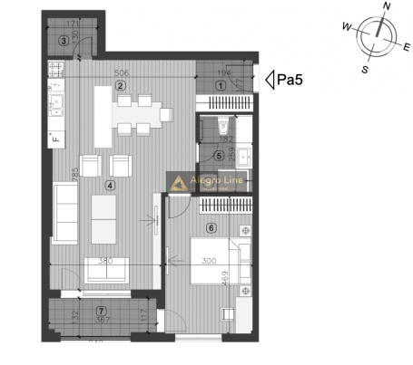 Dvosobni  stan -Poslovni apartman u kompleksu Vojvoda Residence