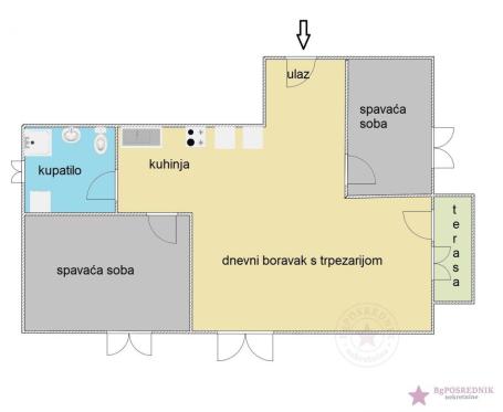 Grocka, Kaluđerica, Vladimira Rolovića, 45m2