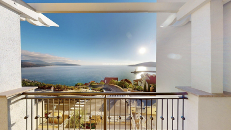 Luxurious one-bedroom apartment 73m2 with sea view - Luštica Bay