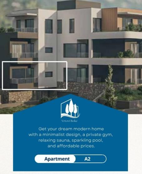 For sale: Wonderful apartments with the bay view, Dobrota