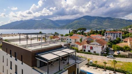 Luxury Penthouse with Rooftop Terraces and Sea View in Tivat