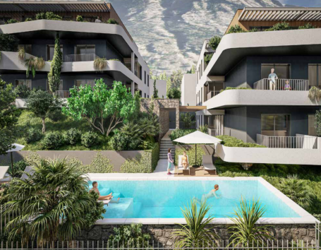 For sale – Two-bedroom apartment under construction in a luxury complex, Kotor