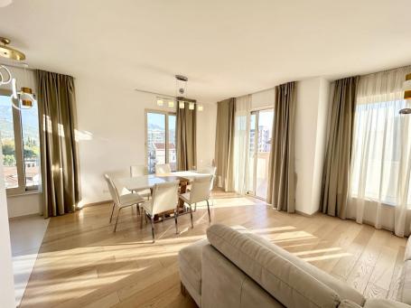 An Exclusive Furnished Two-Bedroom Apartment 71m2 in the Center of Budva