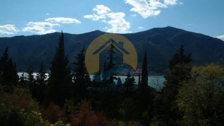 Investment plot with a beautiful sea view in a peaceful village of Dobrota, near Kotor Old Town and 