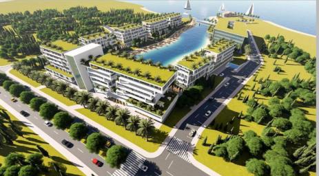 Tivat, investment project, land 50,000 m2, planned development 35,000 m2