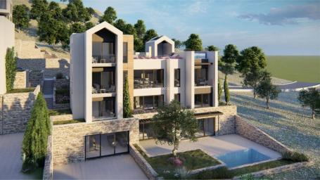 Premium Three-Bedroom Apartment 285 m2 with Private Pool in Donja Lastva (E-S1)