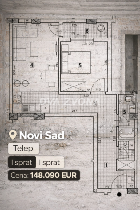 Prodaje se moderan stan na Telepu – idealan za život ili investiciju!