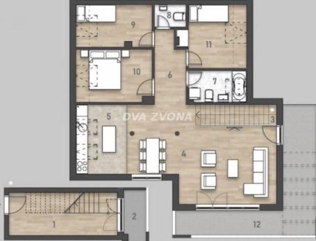 NOV, MODERAN STAN-ROTKVARIJA–123.65 m², 4.0, PK