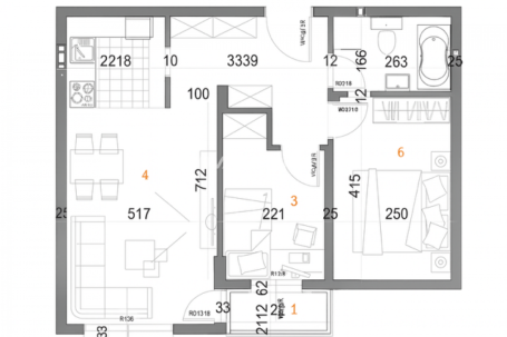 TROSOBAN STAN – TELEP – 51.40m²