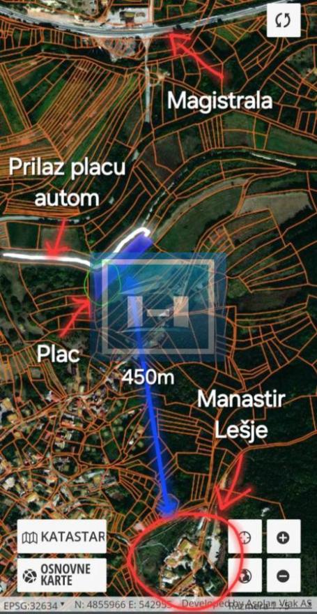 Na prodaju plac u Lešju