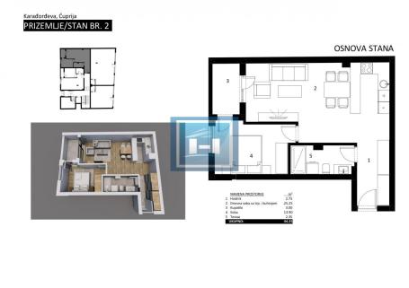 NEW CONSTRUCTION IN THE VERY CENTER OF ĆUPRIJA