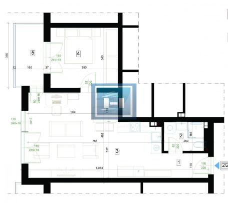 Moderan stan 59 m² u prestižnom kompleksu New Distrikt u Jagodini