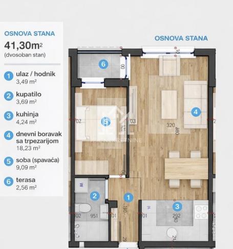 Odličan dvosoban stan – 0% provizije – direktno od investitora (PDV uključen)