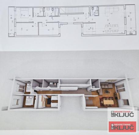 NAJLON PIJACA, 104m2, Četvorosoban sa pdv, Izgradnja