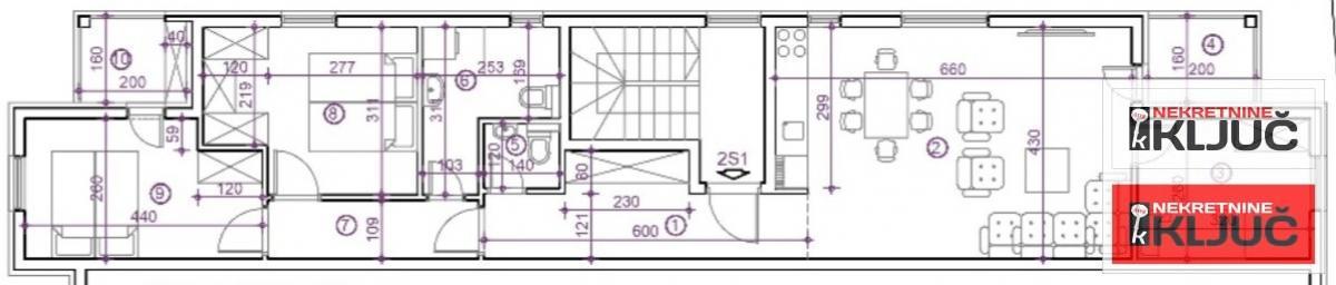 ADICE, 75m2, Troiposoban sa pdv