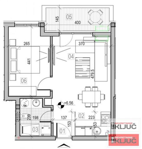SREMSKA KAMENICA, 45m2, Dvosoban sa pdv, Izgradnja