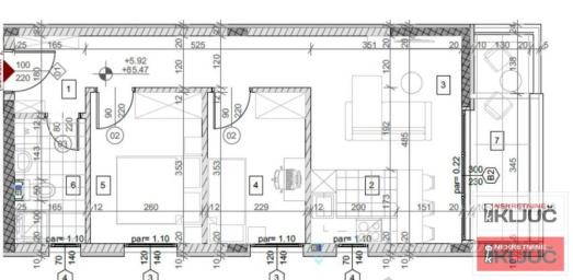 VETERNIČKA RAMPA, 53m2, Dvoiposoban sa pdv, Kredit