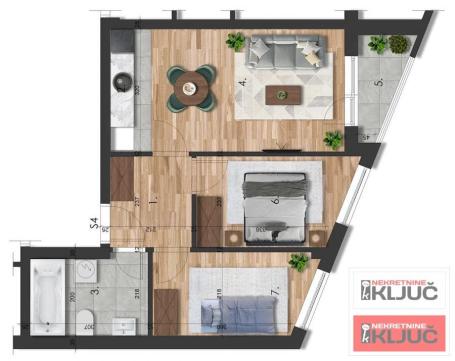 TELEP, 52m2, Dvoipoosban sa pdv, Izgradnja