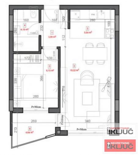SREMSKA KAMENICA, 45m2, Dvosoban sa pdv, Izgradnja, Renomiran investitor
