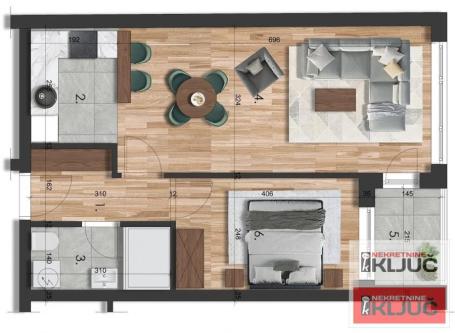TELEP, 49m2, Dvosoban sa pdv, Izgradnja