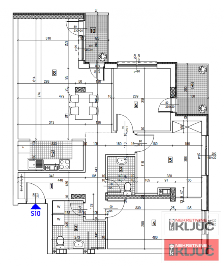 SOMBORSKI BULEVAR, 87m2, Četvorosoban sa pdv, Useljiv