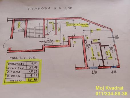Zvezdara - Učiteljsko naselje, 50m2
