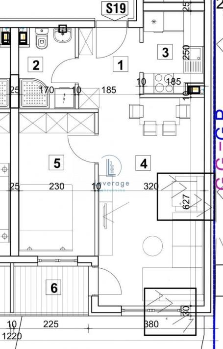 Novogradnja, Blok 72, 46 m2
