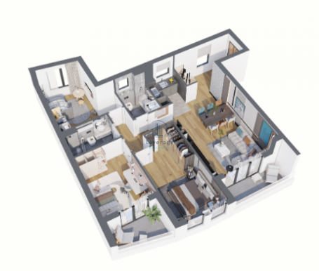 Novogradnja, Bežanijska Kosa, 88.72 m2
