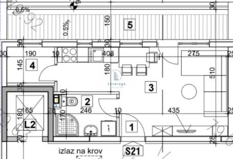 Novogradnja, Blok 72, 37.49 m2