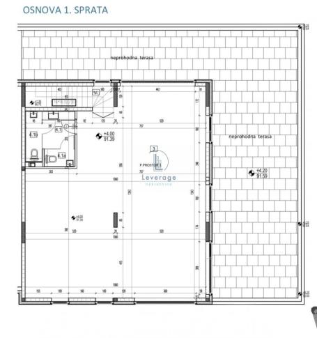 Surčin, Lokal, 258,32 m2 + 111m2 terasa