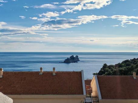 Ugodan stan sa terasom na pješačkoj udaljenosti od plaže u Petrovcu
