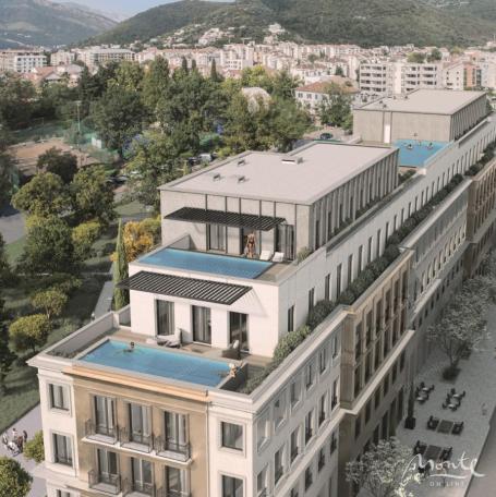 Dvosoban premium apartman u novom stambenom kompleksu u Porto Montenegru