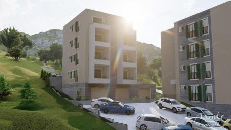 Apartmani u novom kompleksu sa bazenom blizu mora u Kumboru, Herceg Novi