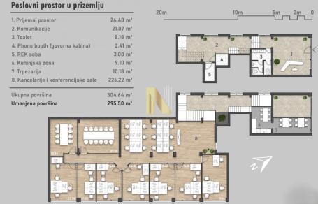 Ulični lokal površine 300m2- Telep