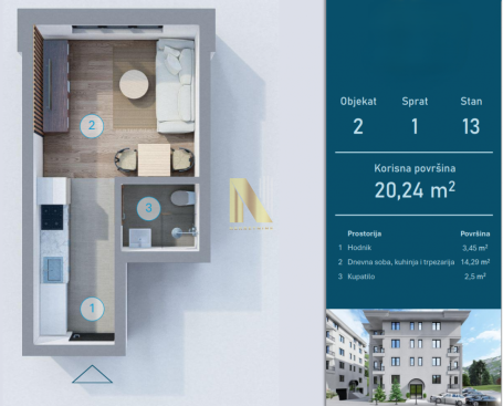 Prodaja apartmana u Vrnjačkoj banji na odličnoj lokaciji